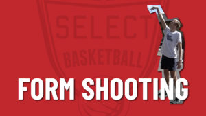 form shooting basketball drill