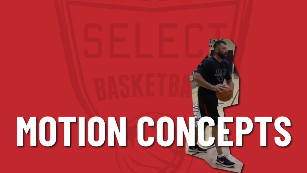 Within a motion offense, there are several variations that the offensive players can use depending on what the defense does.