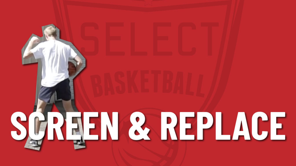 Screen and Replace Basketball Drill